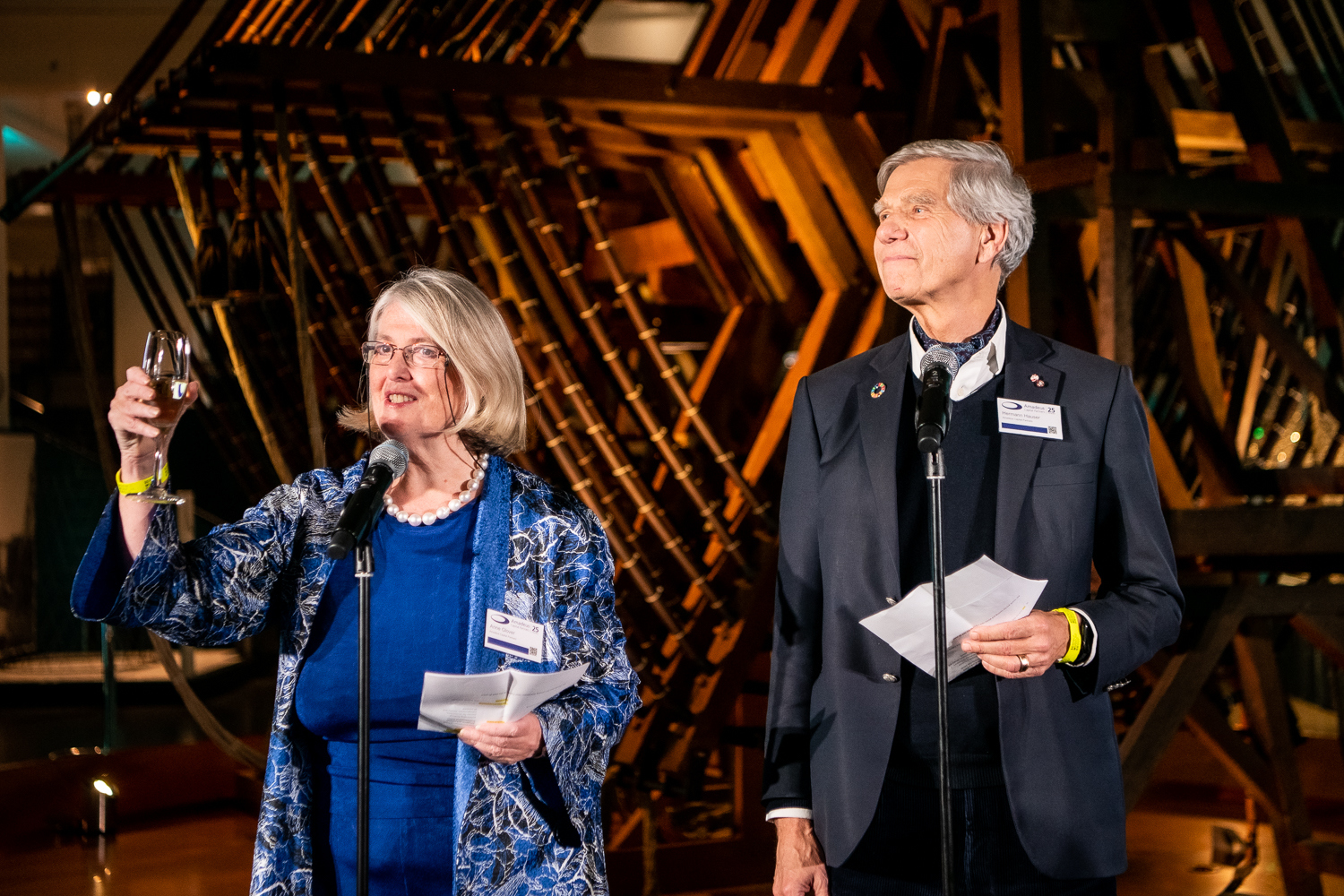 Anne Glover and Hermann Hauser at Amadeus Capital Partners.